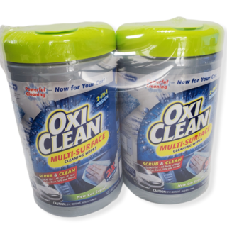 コストコ(コストコ)の新品未開封 多目的 ウェットシート オキシクリーン OXI CLEAN 2個(洗剤/柔軟剤)