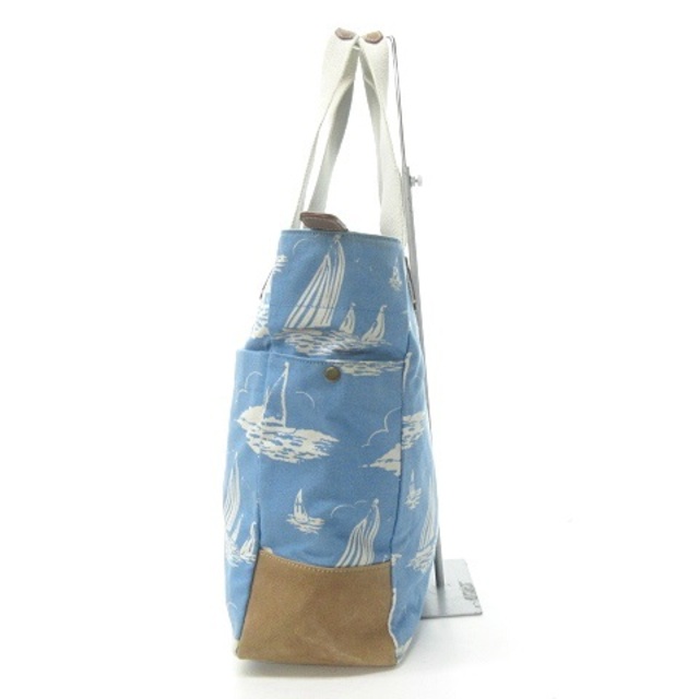 Cath Kidston(キャスキッドソン)のキャスキッドソントートバッグ マザーズバッグ キャンバス 総柄 ライトブルー 青 レディースのバッグ(トートバッグ)の商品写真