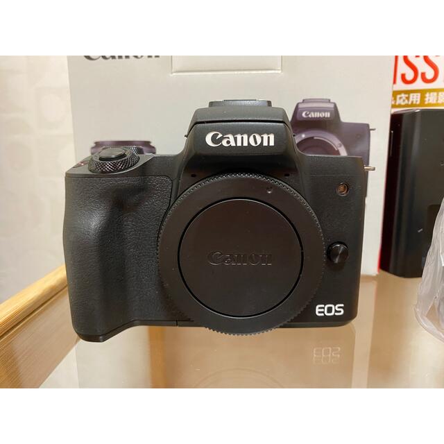 電子ビュータイプ本体横幅Canon  EOS KISS M Wレンズキット BK&写るんですレンズ付き