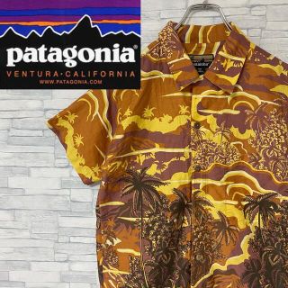 パタゴニア(patagonia)の【希少】ポルトガル製　pataloha パタロハ　アロハ　開襟シャツ　総柄　M(シャツ)