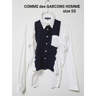 コムデギャルソンオムプリュス(COMME des GARCONS HOMME PLUS)のCOMME des GARCONS HOMME 異素材 ドッキング 燕尾シャツ(シャツ)