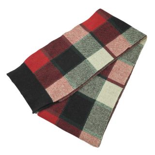 ダブルアールエル(RRL)のRRL ダブルアールエル WOOL PLAID SCARF ウールチェックマフラー レッド Double RL【中古】【RRL】(マフラー)