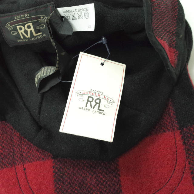 RRL(ダブルアールエル)のRRL EAR FLAP HUNTING CAP チェックパイロットキャップ メンズの帽子(キャップ)の商品写真