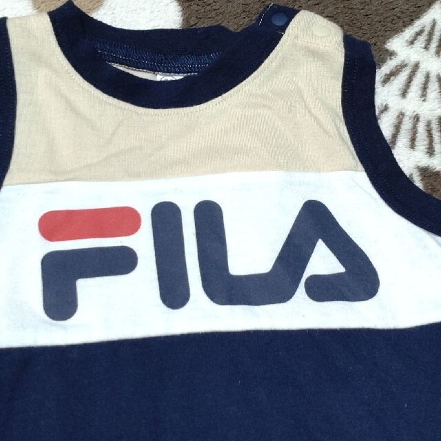 FILA(フィラ)のFILA 袖なしロンパース80 キッズ/ベビー/マタニティのベビー服(~85cm)(ロンパース)の商品写真