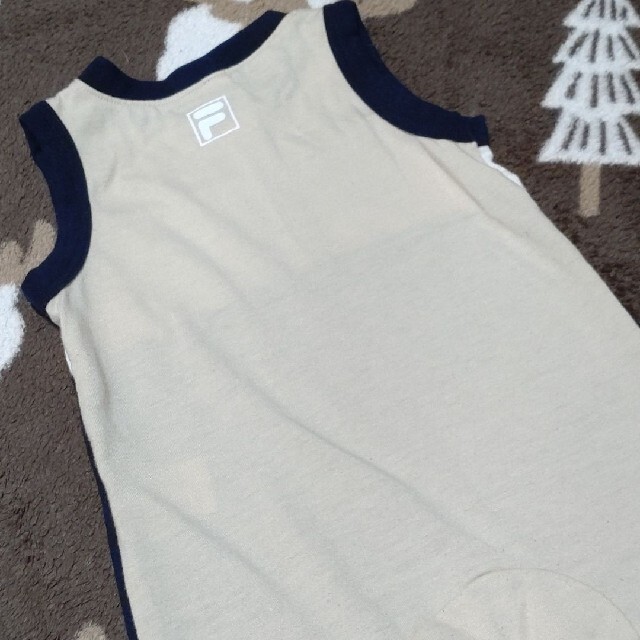 FILA(フィラ)のFILA 袖なしロンパース80 キッズ/ベビー/マタニティのベビー服(~85cm)(ロンパース)の商品写真