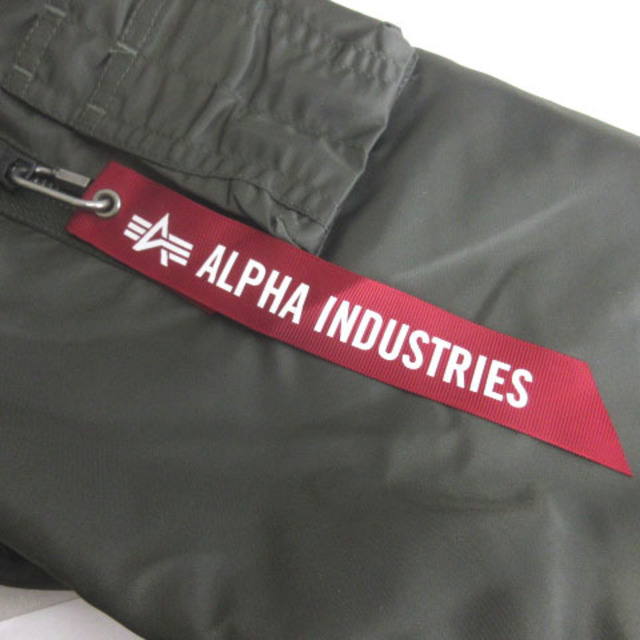 alpha(アルファ)のアルファ MA-1 フライト ジャケット ブルゾン ミリタリー L カーキ メンズのジャケット/アウター(ブルゾン)の商品写真