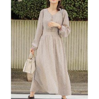 ハニーズ(HONEYS)の【美品】honeys 花柄ロングワンピース Sサイズ ハニーズ(ロングワンピース/マキシワンピース)