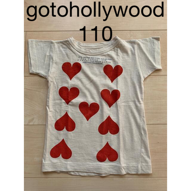 GO TO HOLLYWOOD(ゴートゥーハリウッド)の【新品未使用】ゴートゥハリウッド　110  Tシャツ キッズ/ベビー/マタニティのキッズ服女の子用(90cm~)(Tシャツ/カットソー)の商品写真