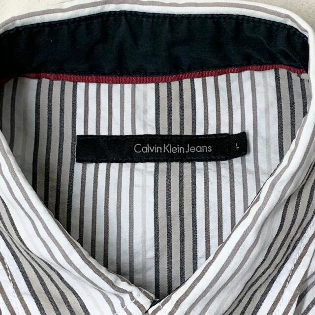 Calvin Klein(カルバンクライン)のCalvinKlein(USA)ビンテージウエスタンストライプシャツ メンズのトップス(シャツ)の商品写真