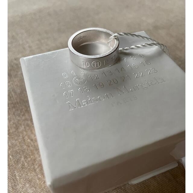 L新品 メゾン マルジェラ ⑪ カレンダーロゴ リング ブラッシュ メンズ