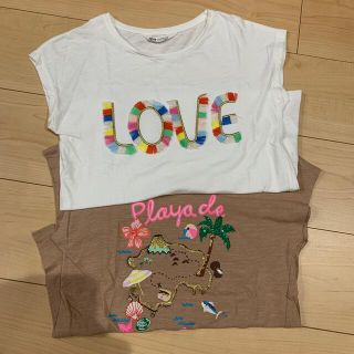 エイチアンドエム(H&M)のH&Mキッズ　Tシャツ2枚　(Tシャツ/カットソー)