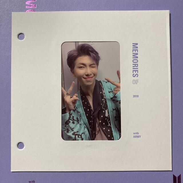 RM＞BTS memories of 2018 Blu-ray トレカ-