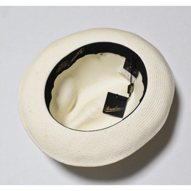 Borsalino(ボルサリーノ)の《ボルサリーノ》新品 イタリア製 天然草 パナマハット 麦わら帽子 58(M) メンズの帽子(ハット)の商品写真