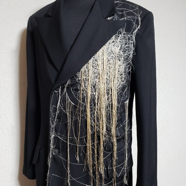 【美品】Yohji yamamoto　egg型当て布ジャケット