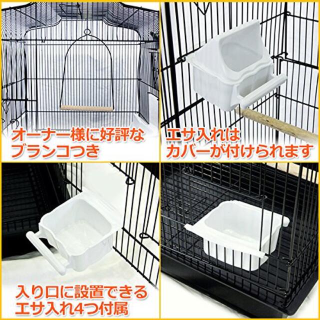 鳥かご バードケージ 鳥小屋 大型 複数飼い セキセイ オカメインコ 文鳥　白 その他のペット用品(かご/ケージ)の商品写真