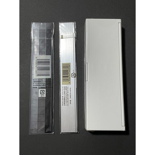 MUJI (無印良品)(ムジルシリョウヒン)の無印良品 ペンケース 定規2種セット インテリア/住まい/日用品の文房具(ペンケース/筆箱)の商品写真