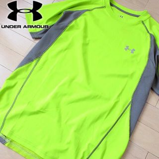 アンダーアーマー(UNDER ARMOUR)のアンダーアーマー M メンズ 半袖カットソー ネオングリーン(Tシャツ/カットソー(半袖/袖なし))