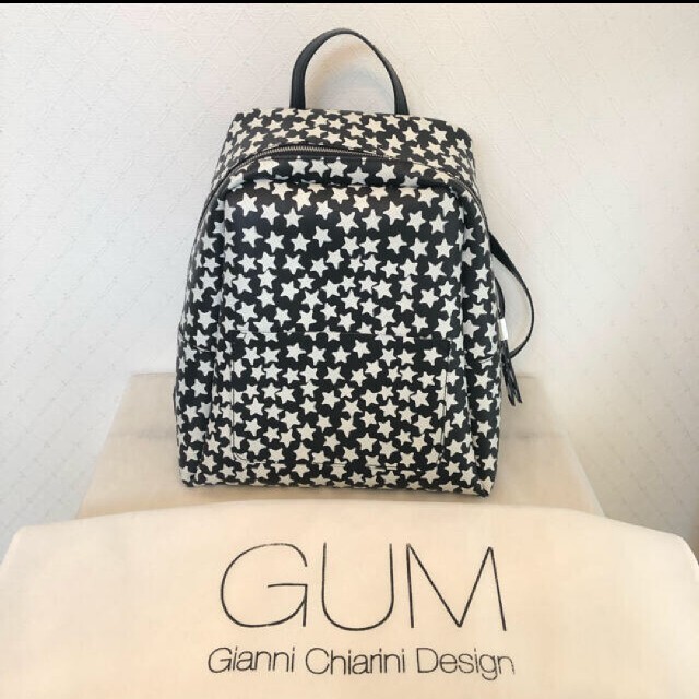 【新品未使用】GIANNI CHIARINI ジャンニキアリーニ 星柄リュックバッグ