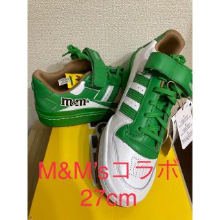 アディダス(adidas)の限定品！m&m's adidas コラボスニーカー 27cm グリーン/緑(スニーカー)