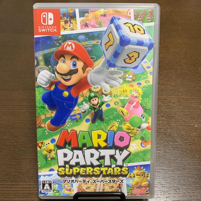 Nintendo Switch(ニンテンドースイッチ)のswitch:MARIOPARTY SUPERSTARS エンタメ/ホビーのゲームソフト/ゲーム機本体(家庭用ゲーム機本体)の商品写真