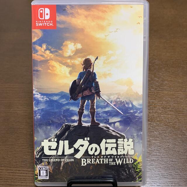 任天堂(ニンテンドウ)のswitch:ゼルダの伝説 BREATH OF THE WILD エンタメ/ホビーのゲームソフト/ゲーム機本体(家庭用ゲームソフト)の商品写真