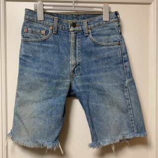 リーバイス(Levi's)のLevi''s デニムハーフパンツ デニムパンツ ハーフパンツ フリンジ(デニム/ジーンズ)