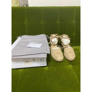 Christian Dior - DIOR Granville レースアップ サンダル 35の通販 by