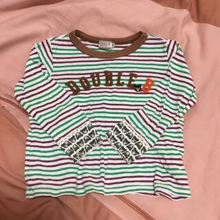 ダブルビー(DOUBLE.B)のミキハウス　ダブルビー　長袖Tシャツ　100センチ　日本製(Tシャツ/カットソー)