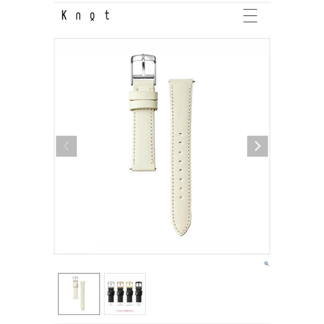 Knot/not(ノットノット)のノット　腕時計 レディースのファッション小物(腕時計)の商品写真