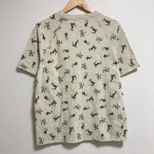 スケボー柄 総柄 Tシャツ 綿100% キッズ/ベビー/マタニティのキッズ服男の子用(90cm~)(Tシャツ/カットソー)の商品写真