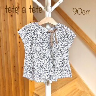 【ベビー・キッズ】teteatete 花柄　トップス　90cm(Tシャツ/カットソー)