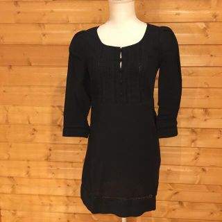 ジューシークチュール(Juicy Couture)の●美品　ジューシークチュール　麻　リネン  ワンピース　 　Sサイズ(ミニワンピース)