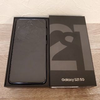 ギャラクシー(Galaxy)のau SAMSUNG Galaxy S21 5G SCG09 SIMフリー(スマートフォン本体)