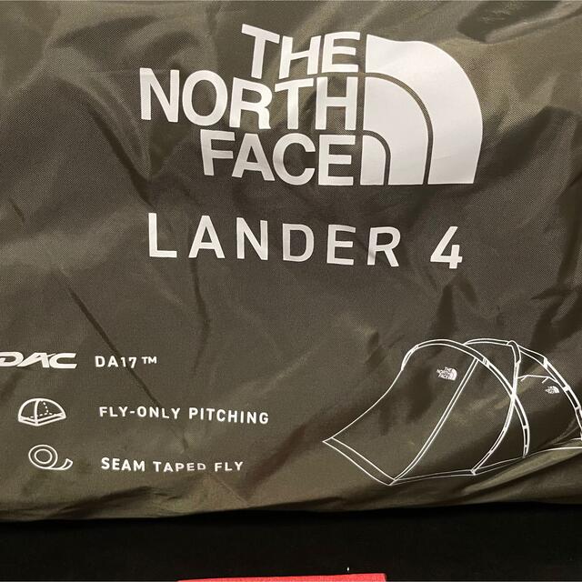 THE NORTH FACE(ザノースフェイス)のノースフェイス ランダー4【NV22101】テント Lander4 新品・未開封 スポーツ/アウトドアのアウトドア(テント/タープ)の商品写真