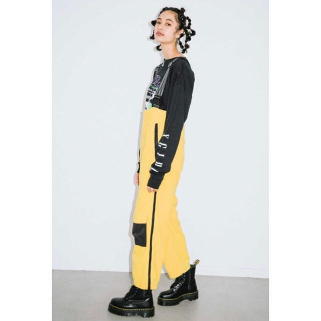 新品★X-girlのお出掛けにゆる〜く着たい可愛過ぎのフリースサロペット❤️✨