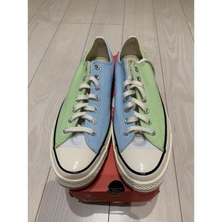 コンバース(CONVERSE)のChuck 70 Ox Chambray Blue/Spring Green(スニーカー)