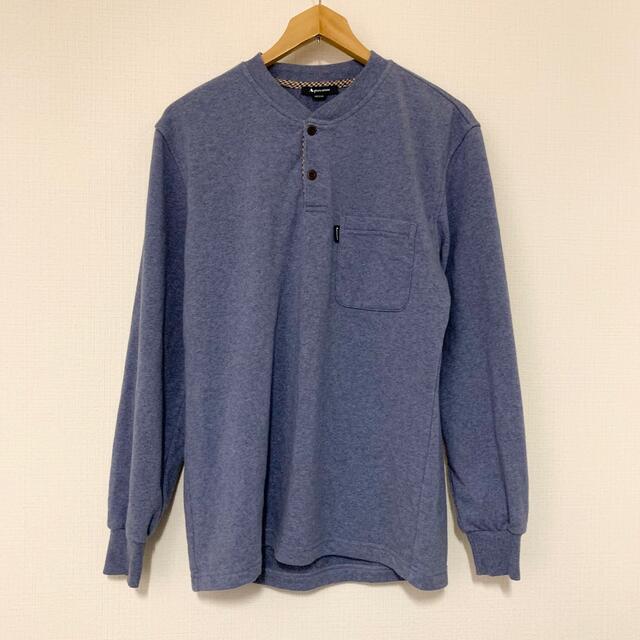 Aquascutum(UK)ビンテージヘンリーネックシャツメンズ