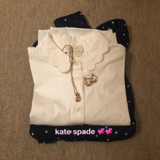 ケイトスペードニューヨーク(kate spade new york)のkate spade White blouse🤍(シャツ/ブラウス(半袖/袖なし))