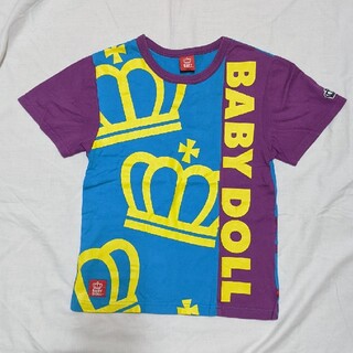 ベビードール(BABYDOLL)の半袖　Tシャツ  140　紫&青　babydoll(Tシャツ/カットソー)