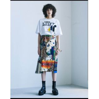 サカイ(sacai)のsacai　2021ss　Hank willis Thomasスカート(ロングスカート)