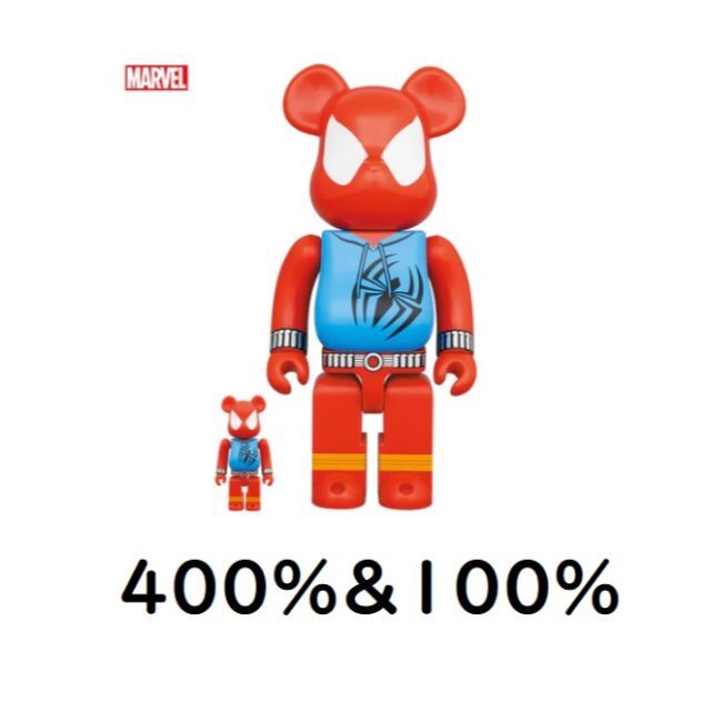 BE@RBRICK SCARLET SPIDER 100％ & 400％