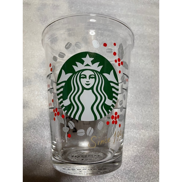 Starbucks Coffee(スターバックスコーヒー)の２個セット★スターバックス★コレクタブルコールドカップグラス☆コーヒーチェリー インテリア/住まい/日用品のキッチン/食器(グラス/カップ)の商品写真