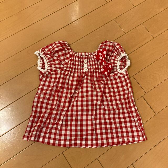 西松屋(ニシマツヤ)のTシャツ　　90 キッズ/ベビー/マタニティのキッズ服女の子用(90cm~)(Tシャツ/カットソー)の商品写真