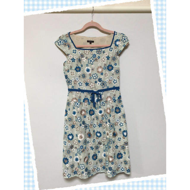 TOCCA - toccaトッカ総刺繍ワンピースブルー系