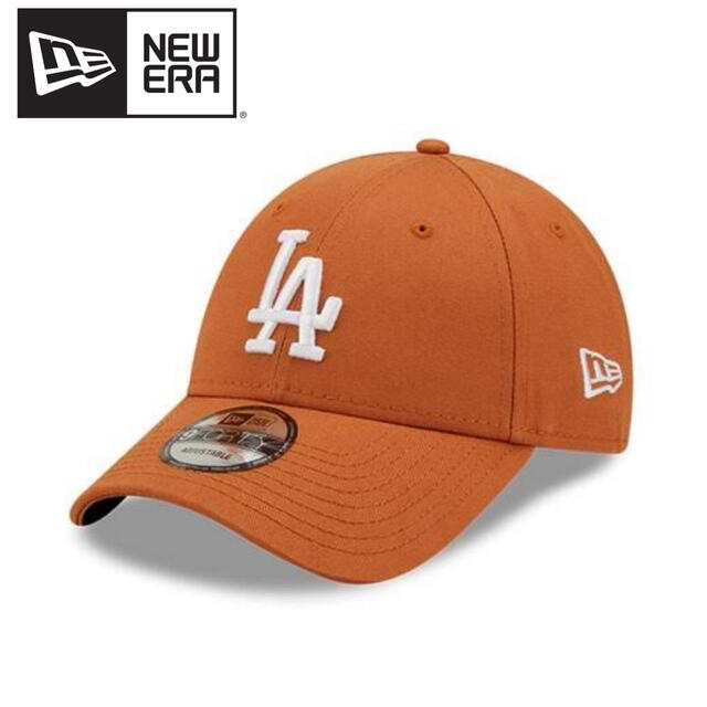 NEW ERA(ニューエラー)のニューエラ キャップ LA ドジャース ブラウン 茶 オレンジ メンズの帽子(キャップ)の商品写真