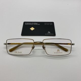 K18金 プラチナメッキ メガネフレーム RODENSTOCK R4021