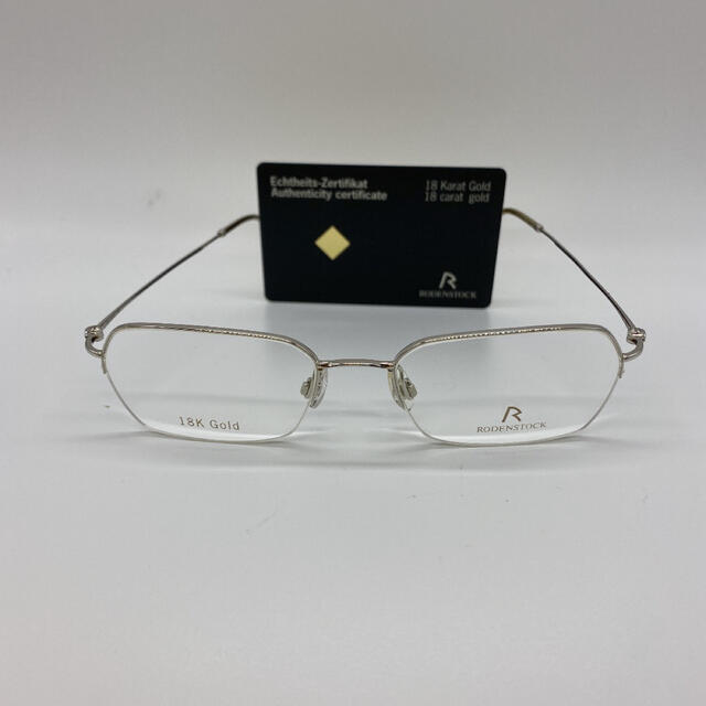 K18金 プラチナメッキ メガネフレーム RODENSTOCK R4021