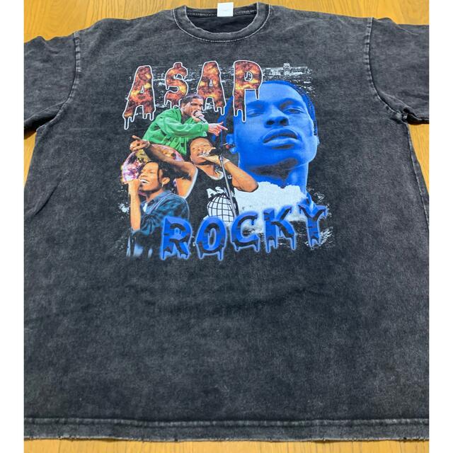 A$AP Rocky エイサップロッキー  ラップt ヴィンテージ 加工