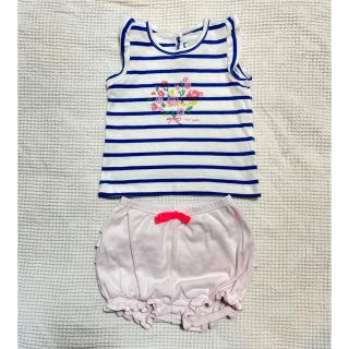 プチバトー(PETIT BATEAU)の最終お値下げ♪ プチバトー ⭐︎トップス＆ブルマ　6m67cm(シャツ/カットソー)