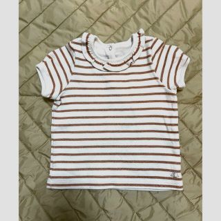 プチバトー(PETIT BATEAU)の最終お値下げ♪ プチバトー ⭐︎ Tシャツ　12m74cm(Ｔシャツ)